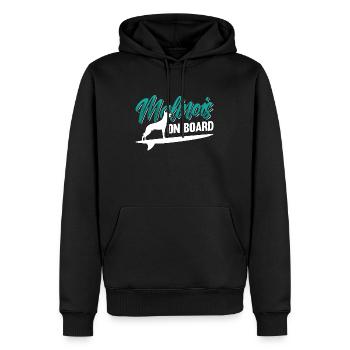 Belgian Malinois On Board Police Dog Canine Pet - Männer Premium Bio Hoodie - Schwarz - Vorne - Nico (187cm)