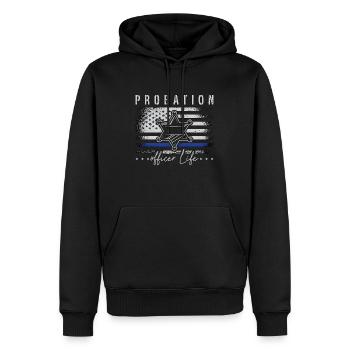 Probation Officer Life Corrections Parole Officer - Männer Premium Bio Hoodie - Schwarz - Vorne - Nico (187cm)