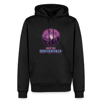 Mythologie grecque Visitez les anciens dieux du monde souterrain - Sweat à capuche Premium bio Homme - noir - Devant - Nico (187cm)