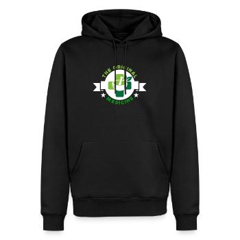 Herbalism The Original Medicine Herbal Herbalist - Männer Premium Bio Hoodie - Schwarz - Vorne - Nico (187cm)