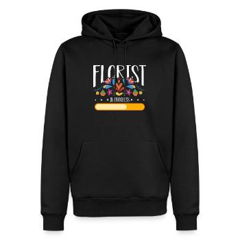 Florist In Progress Gardening Flower Shop Florists - Männer Premium Bio Hoodie - Schwarz - Vorne - Nico (187cm)