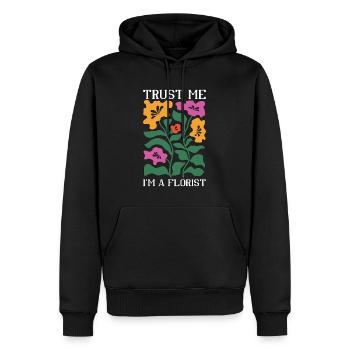 Florist Trust Me I'm A Florist Gardener Botanical - Männer Premium Bio Hoodie - Schwarz - Vorne - Nico (187cm)