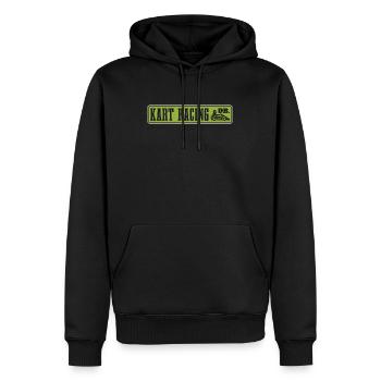 Kart Racing Dr. Motorsport Car Racing Kart Race - Men’s Premium Organic Hoodie - black - Front - Nico (187cm)