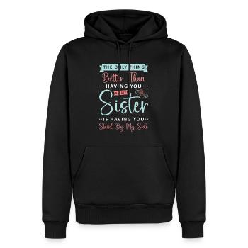 Maid Of Honor The Only Thing Better Than Marriage - Männer Premium Bio Hoodie - Schwarz - Vorne - Nico (187cm)