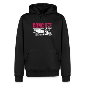 Concrete Finisher Concrete Wife Construction Mason - Männer Premium Bio Hoodie - Schwarz - Vorne - Nico (187cm)
