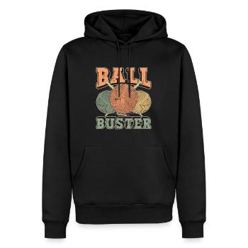 Crocheting Ball Buster Crafting Yarn Crochet Lover - Men’s Premium Organic Hoodie - black - Front - Nico (187cm)