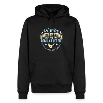 Pilates Instructors Are Just Like Regular Reformer - Männer Premium Bio Hoodie - Schwarz - Vorne - Nico (187cm)