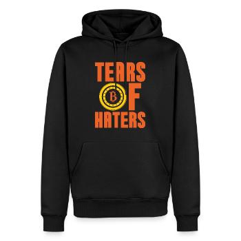 Les larmes de crypto-monnaie de Haters Mining du marché boursier - Sweat à capuche Premium bio Homme - noir - Devant - Nico (187cm)