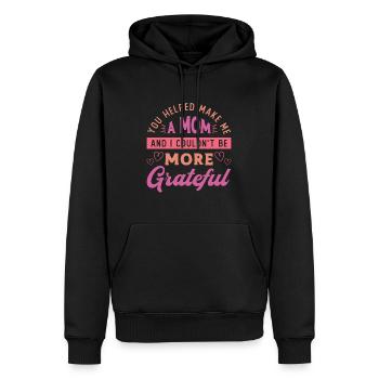 Surrogacy You Helped Make Me A Mom Surrogate Mama - Männer Premium Bio Hoodie - Schwarz - Vorne - Nico (187cm)