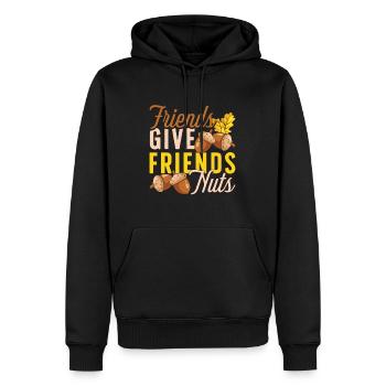 Surrogacy Friends Give Friends Nuts Surrogate Mama - Männer Premium Bio Hoodie - Schwarz - Vorne - Nico (187cm)