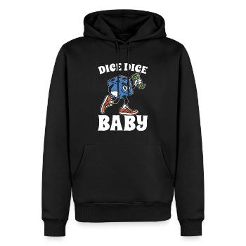 Bunco Dice Dice Baby Loves Party Game Bunco Lover - Sweat à capuche Premium bio Homme - noir - Devant - Nico (187cm)