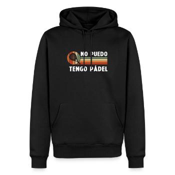 I Can't Have Vintage Padel Padel Racket - Men’s Premium Organic Hoodie - black - Front - Nico (187cm)