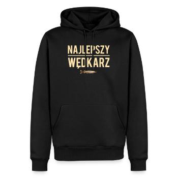 Najlepszy wedkarz na swiecie - Sweat à capuche Premium bio Homme - noir - Devant - Nico (187cm)
