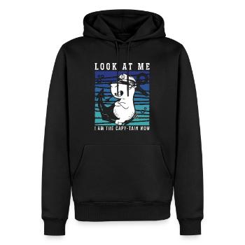 Capybara Look At Me I Am The Large Rodent Lover - Männer Premium Bio Hoodie - Schwarz - Vorne - Nico (187cm)