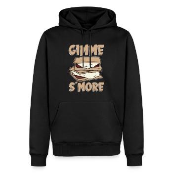 S'mores Gimme S'more Campers Roasting Glamping - Männer Premium Bio Hoodie - Schwarz - Vorne - Nico (187cm)