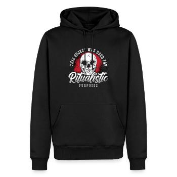 Anthropology This Object Was Used For Archaeology - Men’s Premium Organic Hoodie - black - Front - Nico (187cm)
