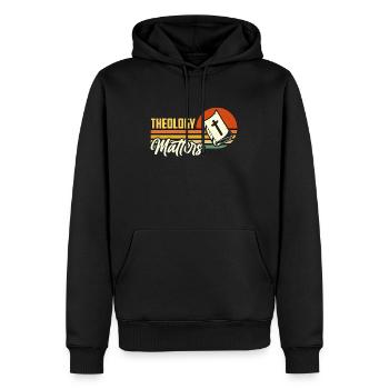 Theology Matters Religious Theologian Theologist - Männer Premium Bio Hoodie - Schwarz - Vorne - Nico (187cm)