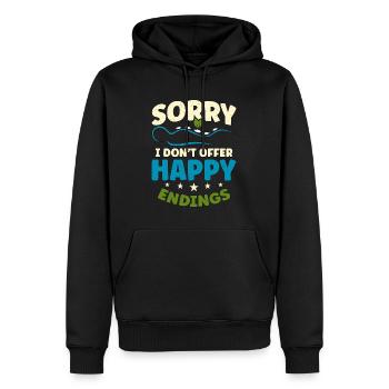 Massothérapeute Désolé de ne pas offrir de physiothérapie heureuse - Sweat à capuche Premium bio Homme - noir - Devant - Nico (187cm)