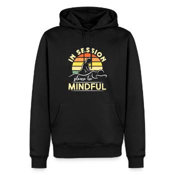 Massage Therapist In Session Please Be Reflexology - Männer Premium Bio Hoodie - Schwarz - Vorne - Nico (187cm)