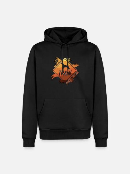 Service Dog Trainer Train Klaag niet Hondenbezitter - Mannen Premium Bio hoodie - zwart