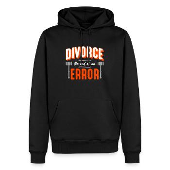 Divorce Lawyer Divorce The End Of Trial Lawyer - Men’s Premium Organic Hoodie - black - Front - Nico (187cm)