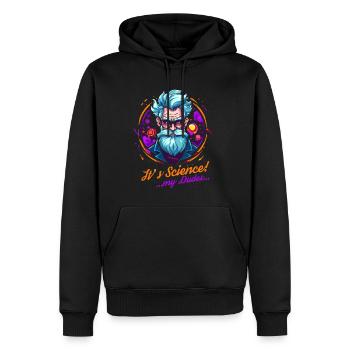 Es ist Wissenschaft, meine Jungs: Chad Professor - Männer Premium Bio Hoodie - Schwarz - Vorne - Nico (187cm)