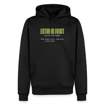 Entomologist Hero Super Amazing Insect Collector - Männer Premium Bio Hoodie - Schwarz - Vorne - Nico (187cm)