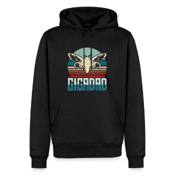 Cicadas Cicadad Loves Flying Insects Entomologist - Männer Premium Bio Hoodie - Schwarz - Vorne - Nico (187cm)