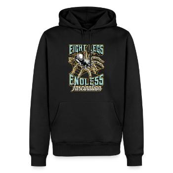 Tarantulas Eight Legs Endless Fascination Arachnid - Männer Premium Bio Hoodie - Schwarz - Vorne - Nico (187cm)