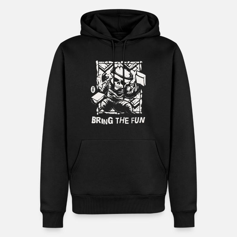Apportez le plaisir - Sweat à capuche Premium bio Homme - noir