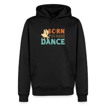 Square Dancing Born To Square Dance Country Dance - Männer Premium Bio Hoodie - Schwarz - Vorne - Nico (187cm)
