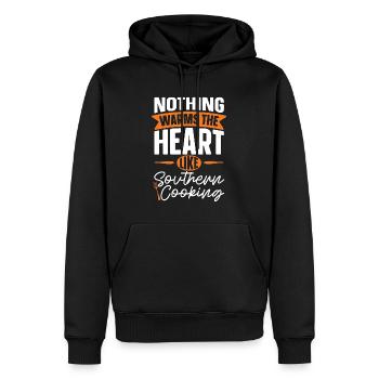 Biscuits And Gravy Nothing Warms The Food Lover - Männer Premium Bio Hoodie - Schwarz - Vorne - Nico (187cm)