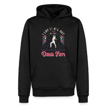 Mouvements de danse : je mets tout sur le breakdance - Sweat à capuche Premium bio Homme - noir - Devant - Nico (187cm)