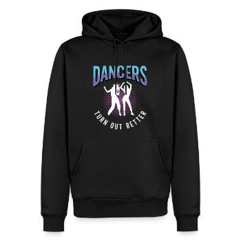 Dance Moves Dancers Turn Out Better Dancefloor - Männer Premium Bio Hoodie - Schwarz - Vorne - Nico (187cm)