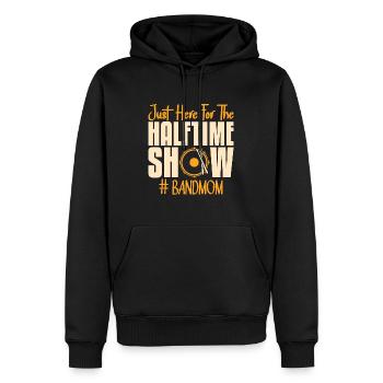 Drumline Juste là pour le spectacle de la mi-temps Batteur - Sweat à capuche Premium bio Homme - noir - Devant - Nico (187cm)