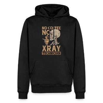 Xray Technician No Coffee No Rad Tech Coffee Lover - Männer Premium Bio Hoodie - Schwarz - Vorne - Nico (187cm)
