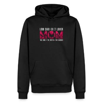 Low Carb Diet Lover Mom The Idol The Healthy Diet - Männer Premium Bio Hoodie - Schwarz - Vorne - Nico (187cm)