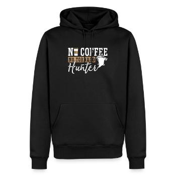 Tornado Hunter No Coffee Meteorology Coffee Lover - Männer Premium Bio Hoodie - Schwarz - Vorne - Nico (187cm)
