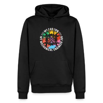Mechanical Engineer My Passion My Engineering - Männer Premium Bio Hoodie - Schwarz - Vorne - Nico (187cm)