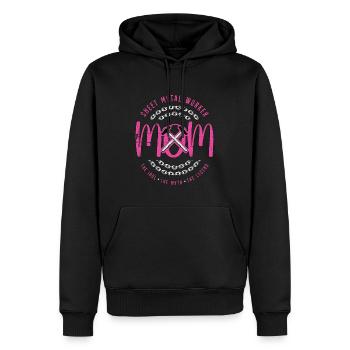 Tôlier Maman L’Idole Le Fabricant - Sweat à capuche Premium bio Homme - noir - Devant - Nico (187cm)