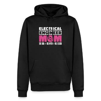 Electrical Engineer Mom The Idol The Technician - Männer Premium Bio Hoodie - Schwarz - Vorne - Nico (187cm)