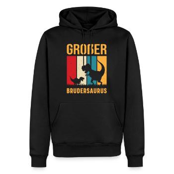 Kinder Junge Mädchen Kindergarten Ninja - Männer Premium Bio Hoodie - Schwarz - Vorne - Nico (187cm)