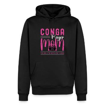 Conga Player Mom The Idol The Myth The Conga Lover - Männer Premium Bio Hoodie - Schwarz - Vorne - Nico (187cm)