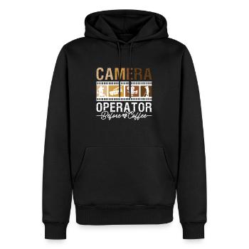 Camera Operator Before Movie Maker Coffee Lover - Men’s Premium Organic Hoodie - black - Front - Nico (187cm)