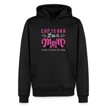 Capybara Lover Mom The Idol The Myth Animal Lover - Männer Premium Bio Hoodie - Schwarz - Vorne - Nico (187cm)