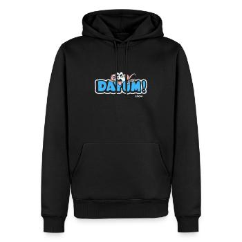 dit la maudite souris - Sweat à capuche Premium bio Homme - noir - Devant - Nico (187cm)