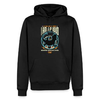 Bearded Dragon Lover A Short Story Herpetologist - Männer Premium Bio Hoodie - Schwarz - Vorne - Nico (187cm)