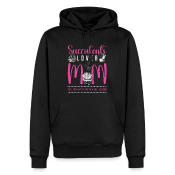 Succulents Lover Mom The Idol The Myth Botanical - Männer Premium Bio Hoodie - Schwarz - Vorne - Nico (187cm)