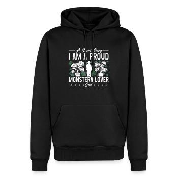 Monster Lover A Short Story I Am Houseplants Lover - Männer Premium Bio Hoodie - Schwarz - Vorne - Nico (187cm)