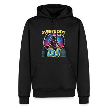 Disc Jockey Everybody Loves DJ Music Disc Jockeys - Männer Premium Bio Hoodie - Schwarz - Vorne - Nico (187cm)